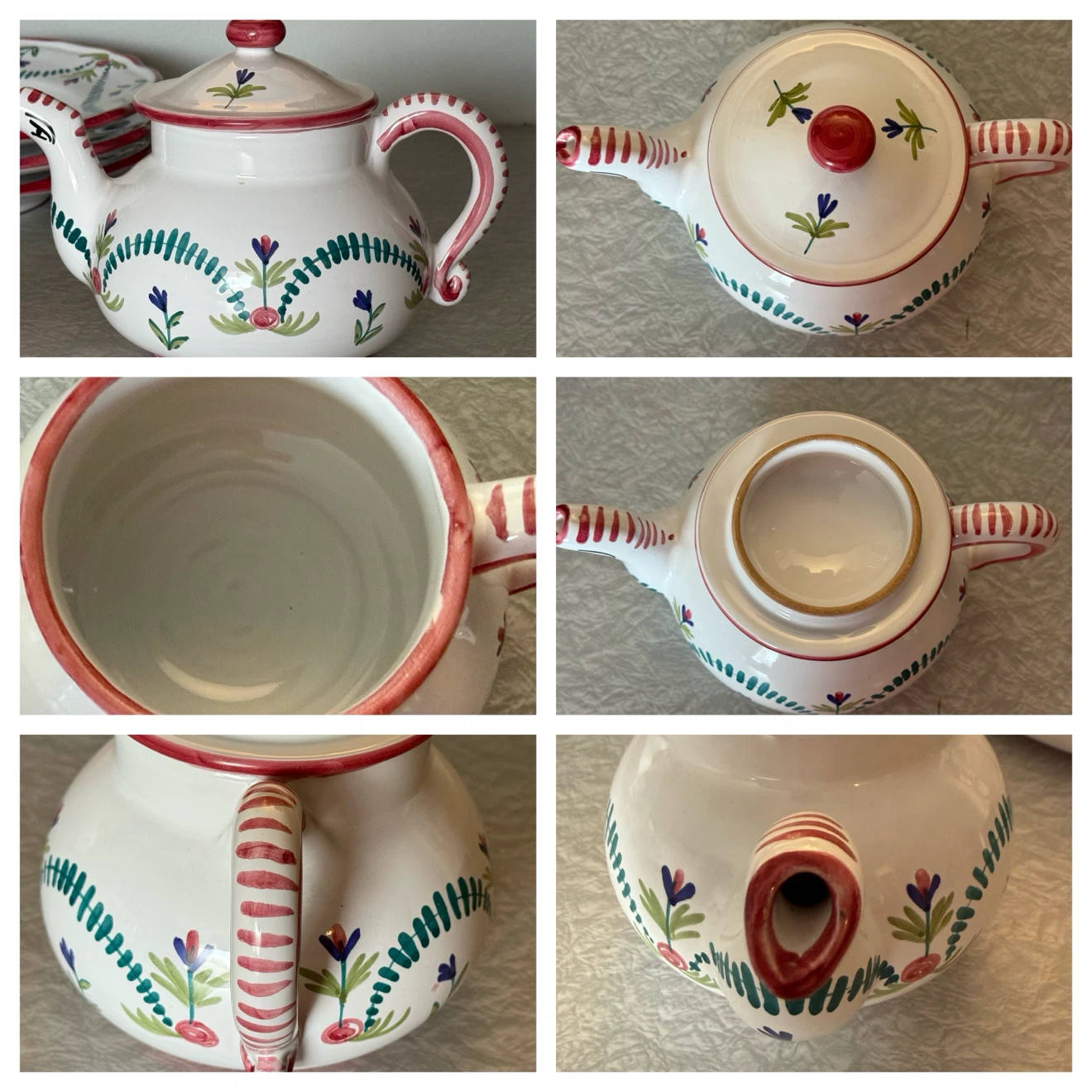 Vintage Le Jardin Hand Painted Dishes - photo 3