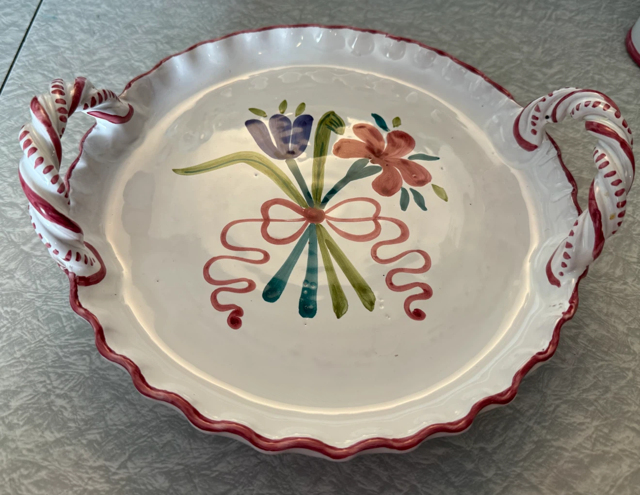 Vintage Le Jardin Hand Painted Dishes - photo 4