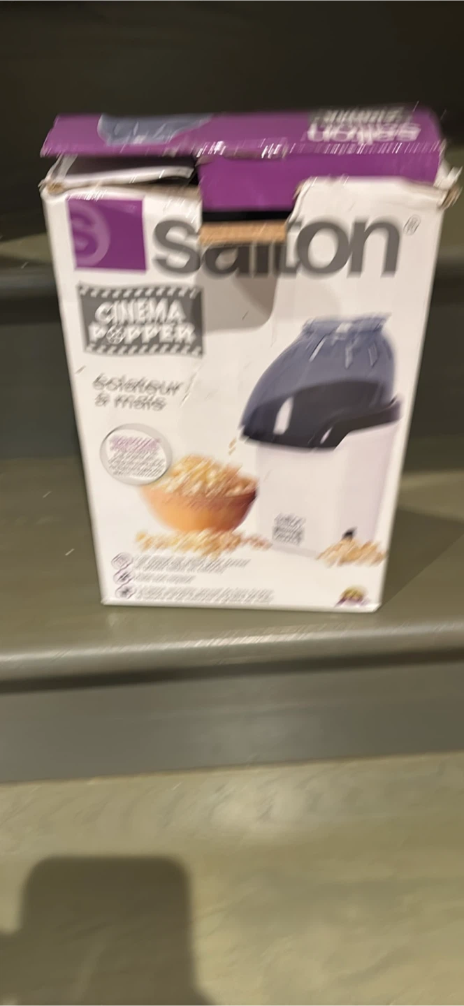 Salton Cinema Popper Popcorn Maker