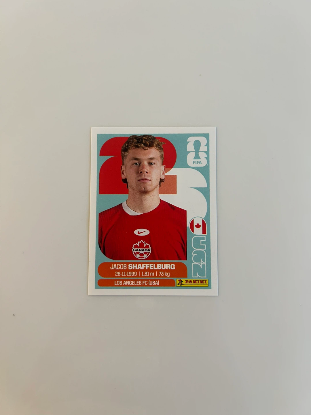 Panini FIFA World Cup 2026 Jacob Shaffelburg Trading Card