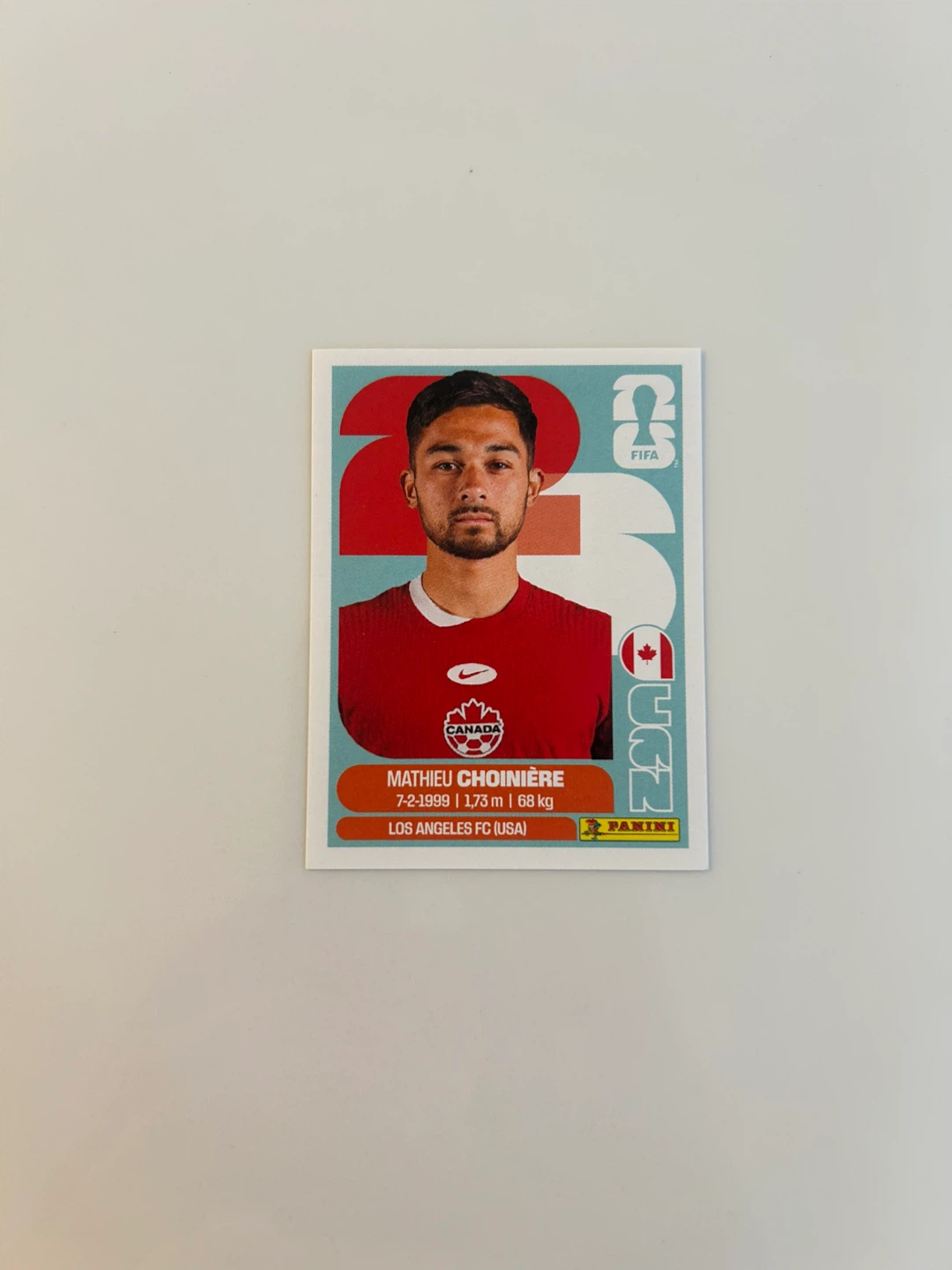 Mathieu Choinière Panini FIFA World Cup 2026 Trading Card