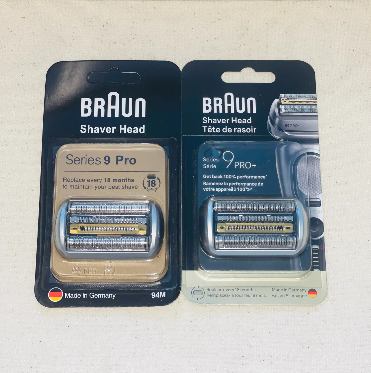 Braun Series 9 & 9 Pro+ Replacement Shaver Heads