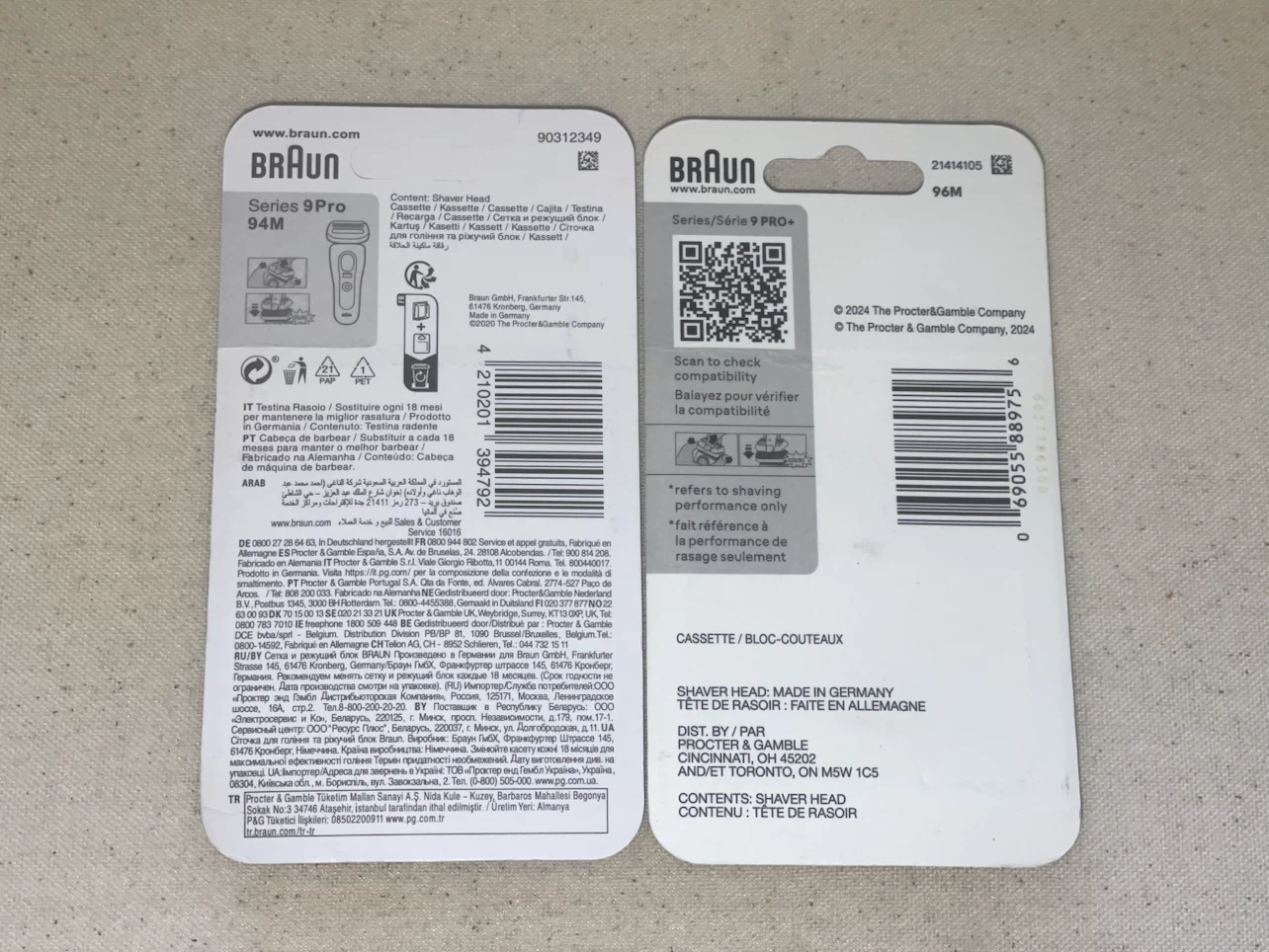 Braun Series 9 & 9 Pro+ Replacement Shaver Heads - photo 4