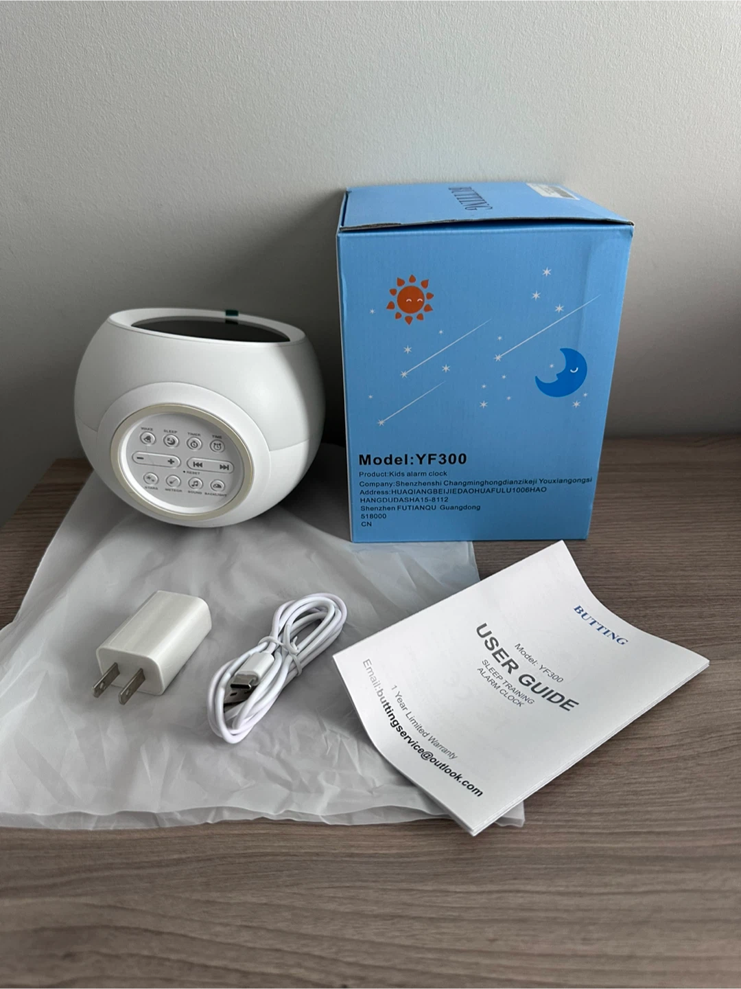 Brand new BUTTING YF300 Kids Sleep Training Alarm Clock - photo 4