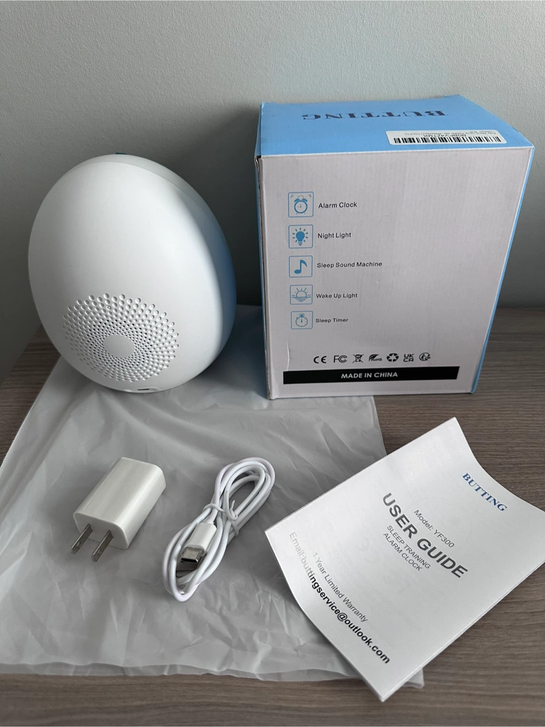 Brand new BUTTING YF300 Kids Sleep Training Alarm Clock - photo 3
