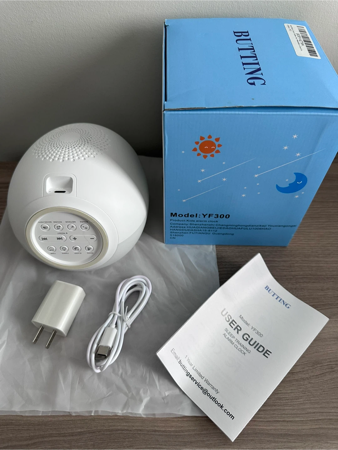 Brand new BUTTING YF300 Kids Sleep Training Alarm Clock - photo 5