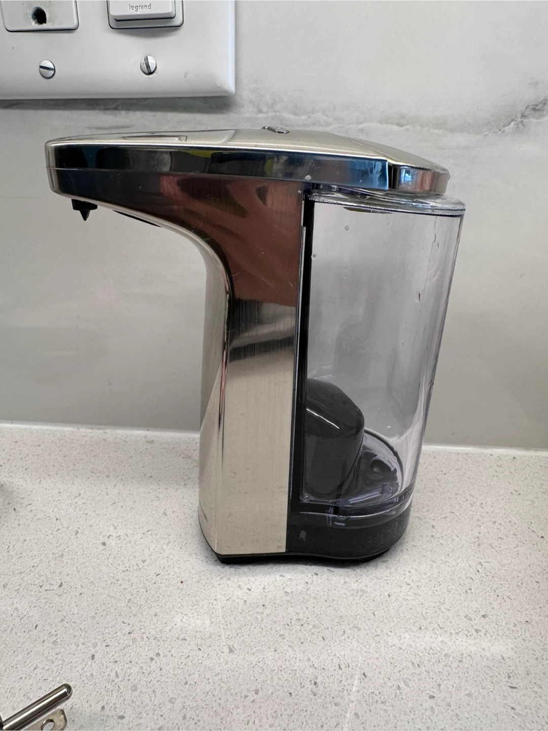 Simplehuman Touch-free 8 oz Sensor Liquid Soap Dispenser - photo 3