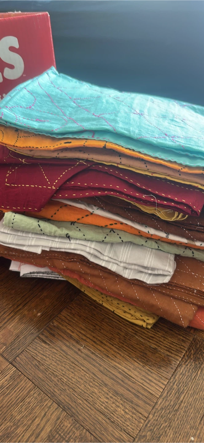Cotton hand stitched kantha