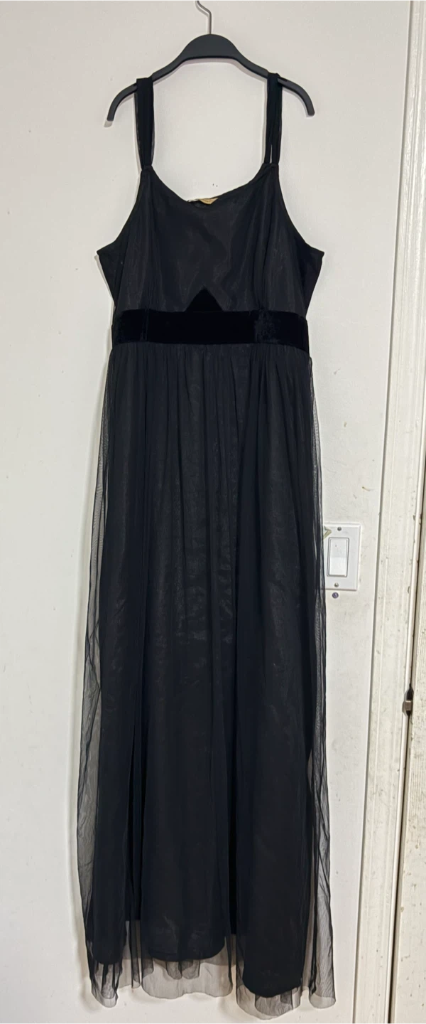 Black Tulle Maxi Dress - photo 2