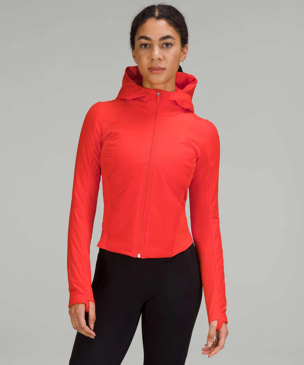 Lululemon Red Hooded Jacket