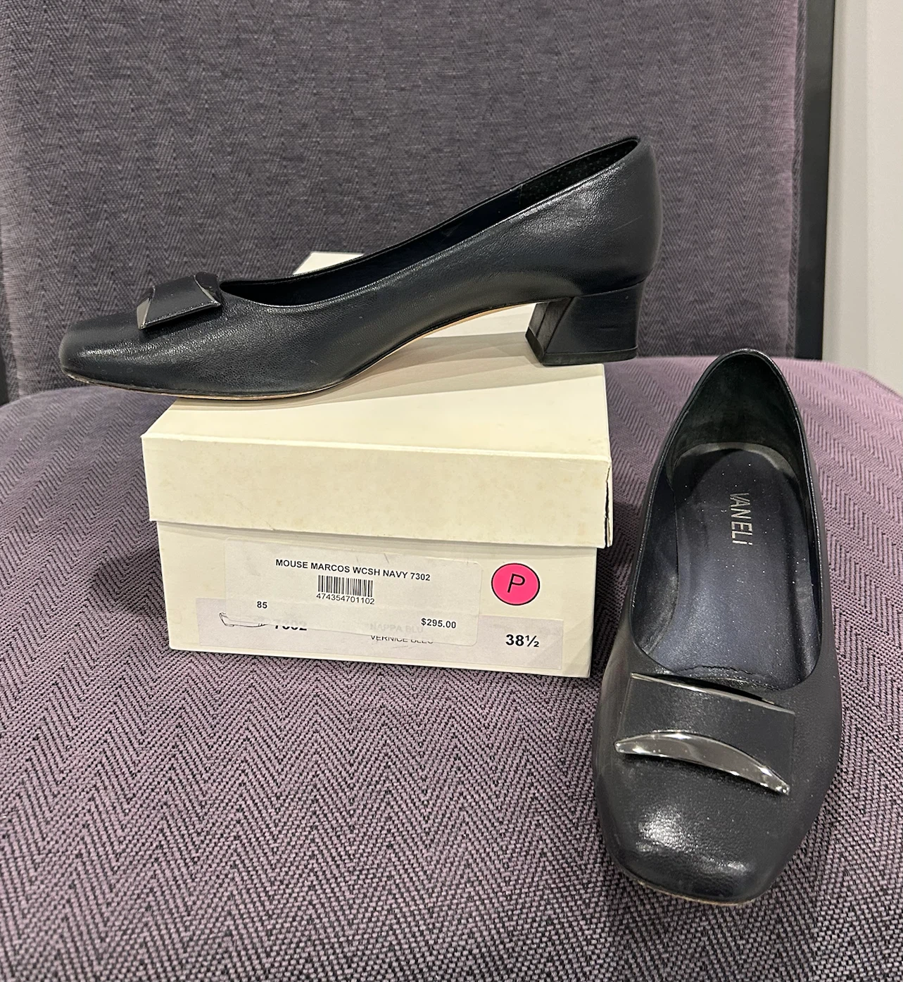 Vaneli navy dress shoes