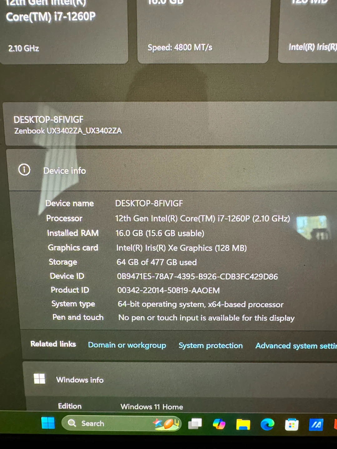 ASUS Zenbook UX3402ZA Laptop - photo 4
