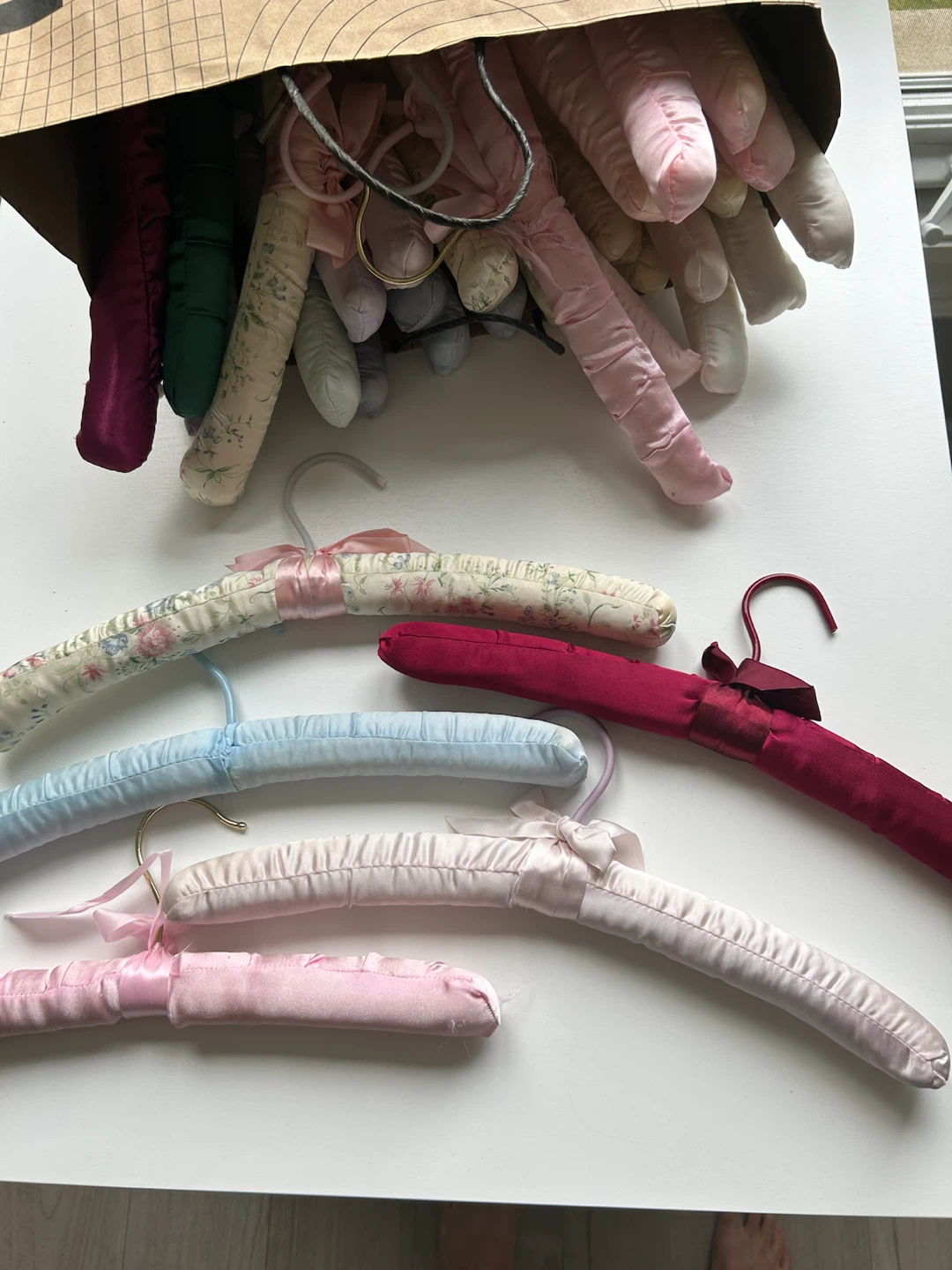 Fabric clothes hangars