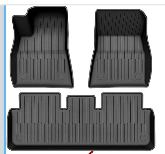Tesla Model 3 Black Floor Mats & accesseries