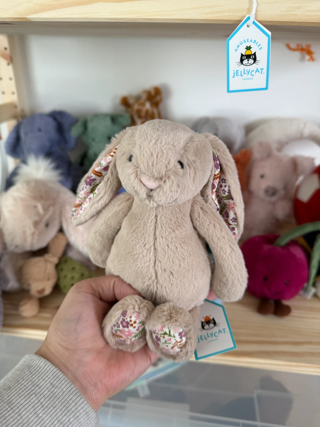 Jellycat Blossom Beige Bunny Plush
