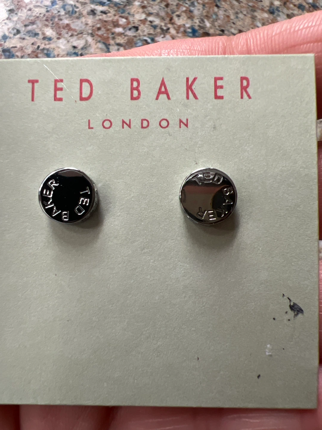 Ted Baker Silver Stud Earrings