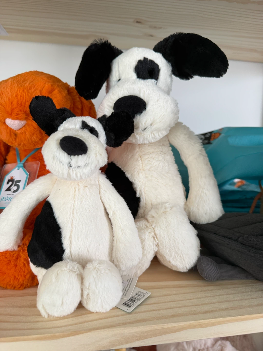Jellycat Bashful Puppy small and medium