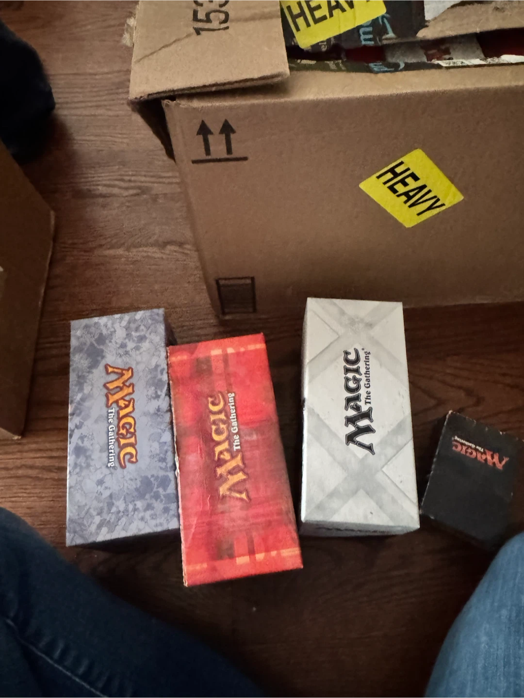 Collection of Magic: The Gathering Card Storage Boxes