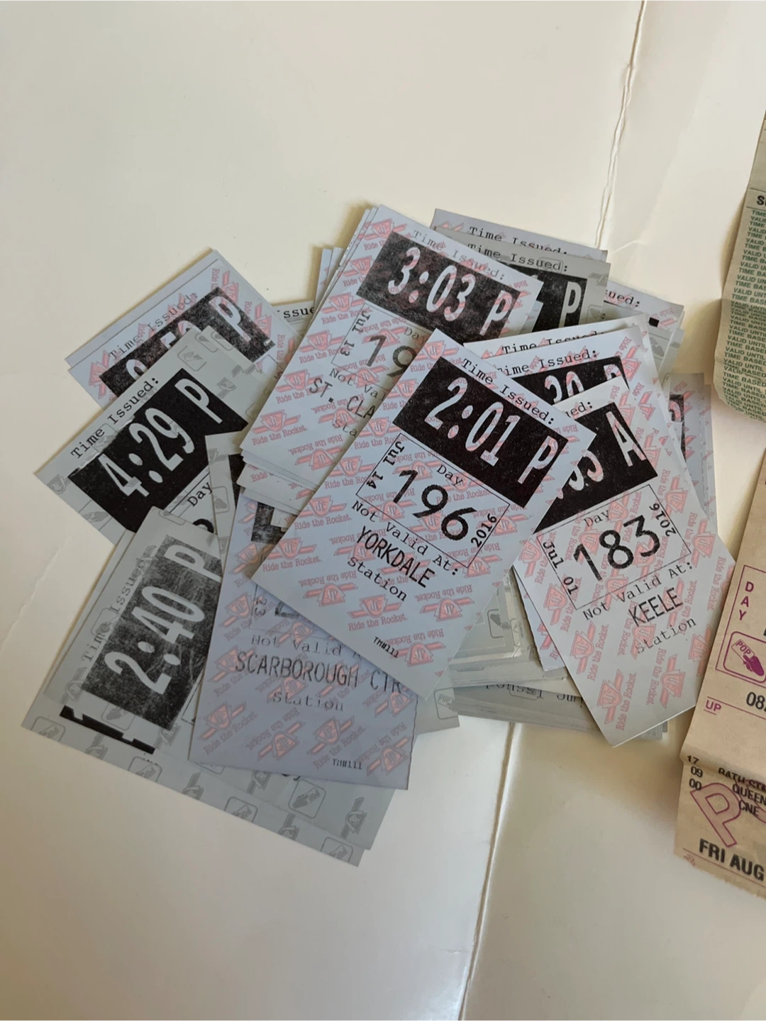 Vintage TTC Paper Transfers - photo 2