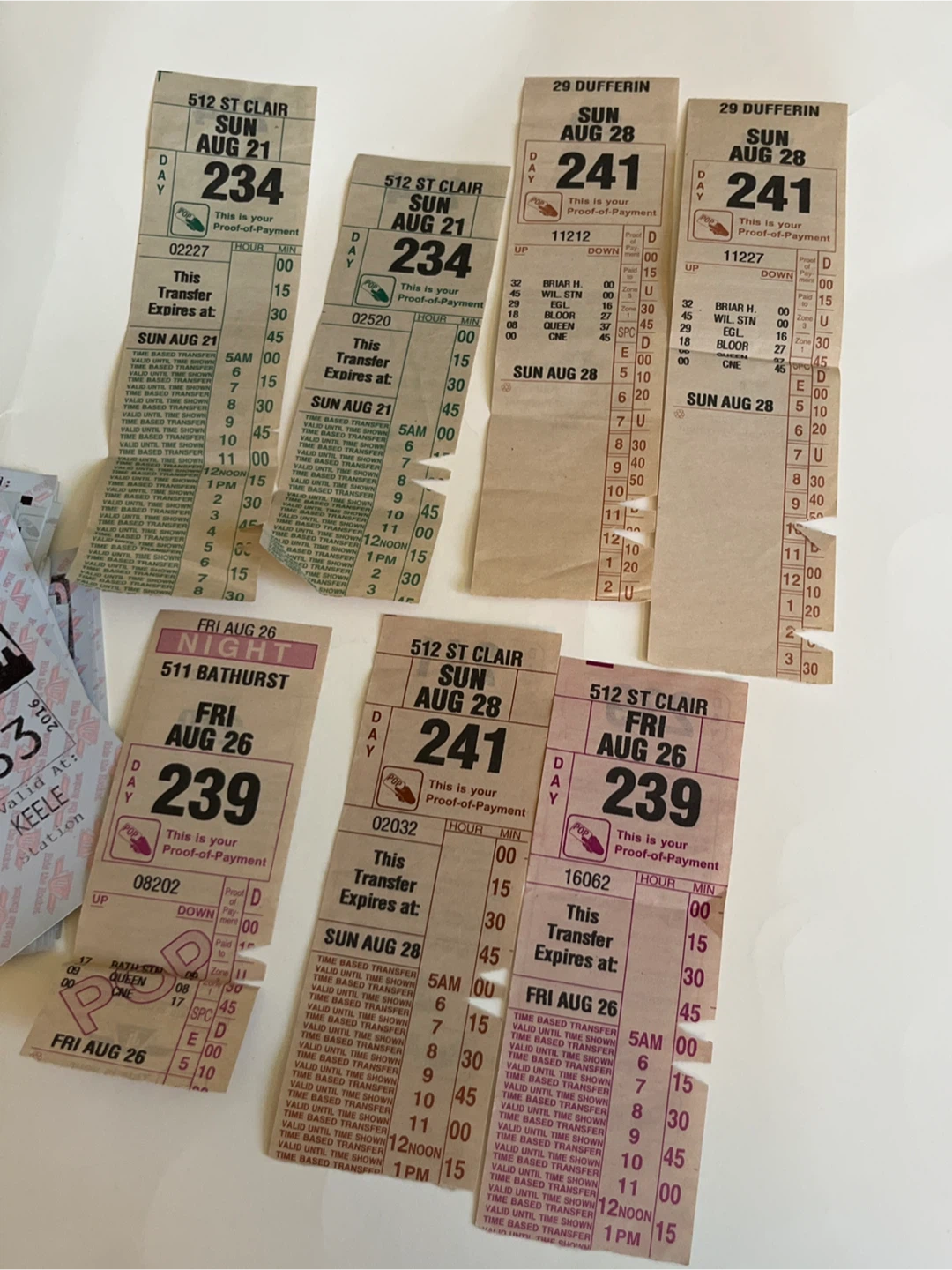 Vintage TTC Paper Transfers - photo 3