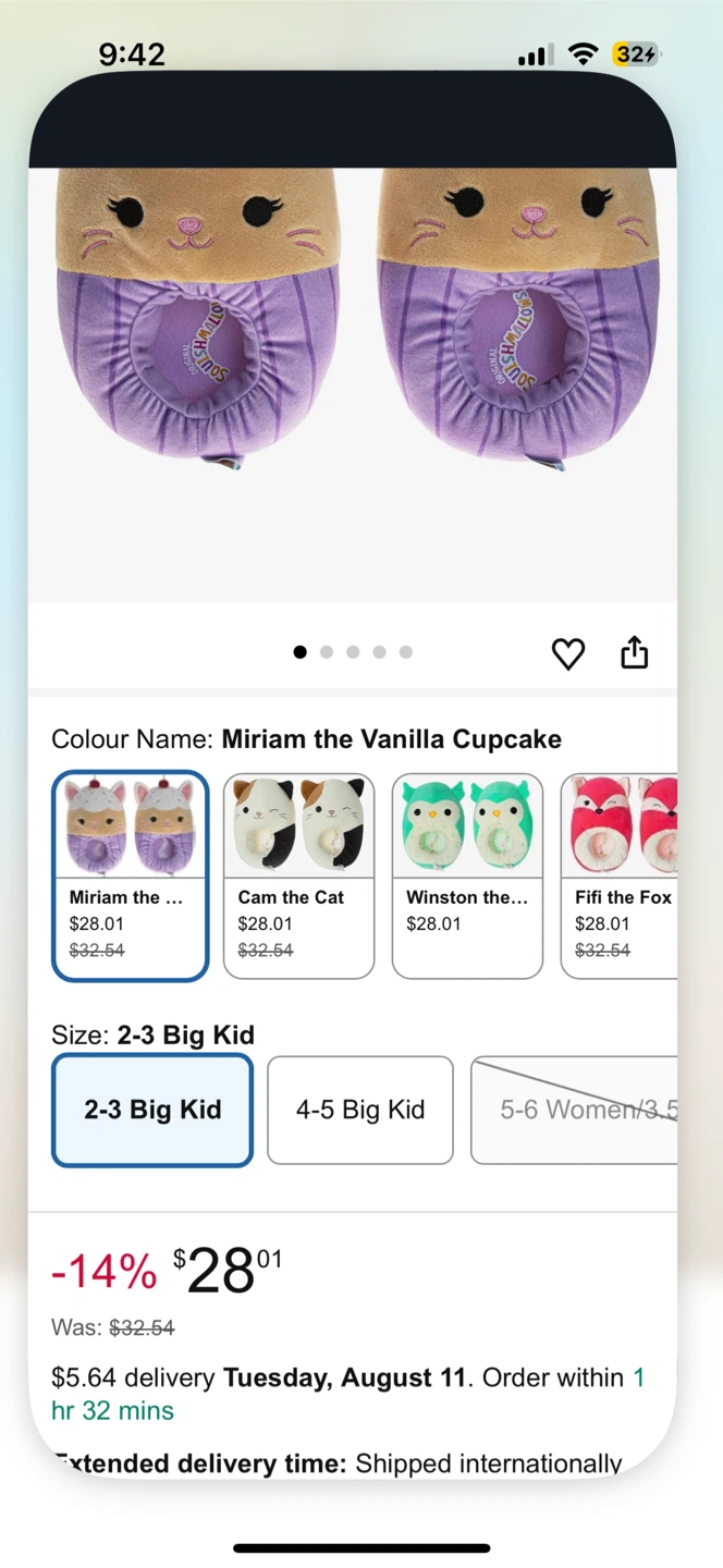 Squishmallows Slippers - photo 2