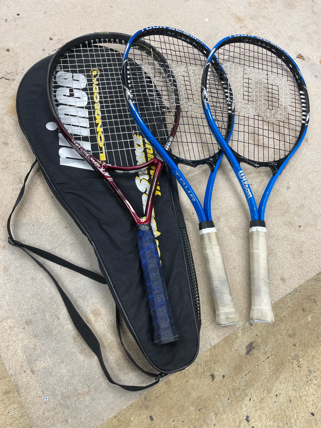 Set of 3 Tennis Rackets (2 Wilson, 1 Prince) - photo 3