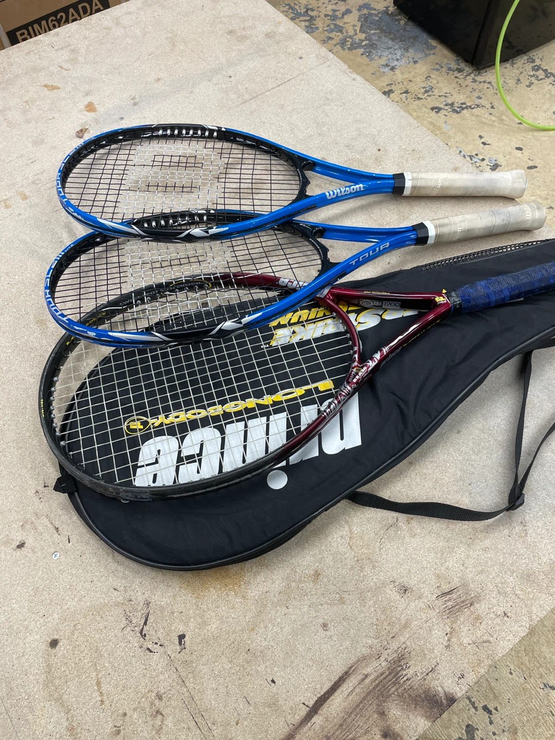 Set of 3 Tennis Rackets (2 Wilson, 1 Prince) - photo 4
