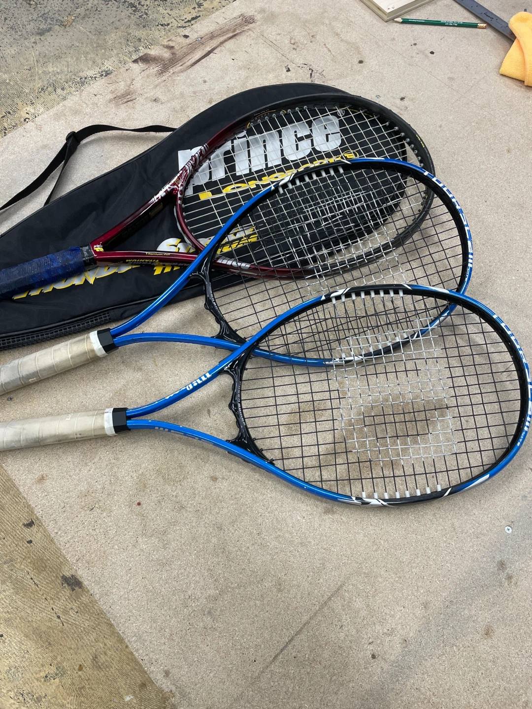 Set of 3 Tennis Rackets (2 Wilson, 1 Prince) - photo 5