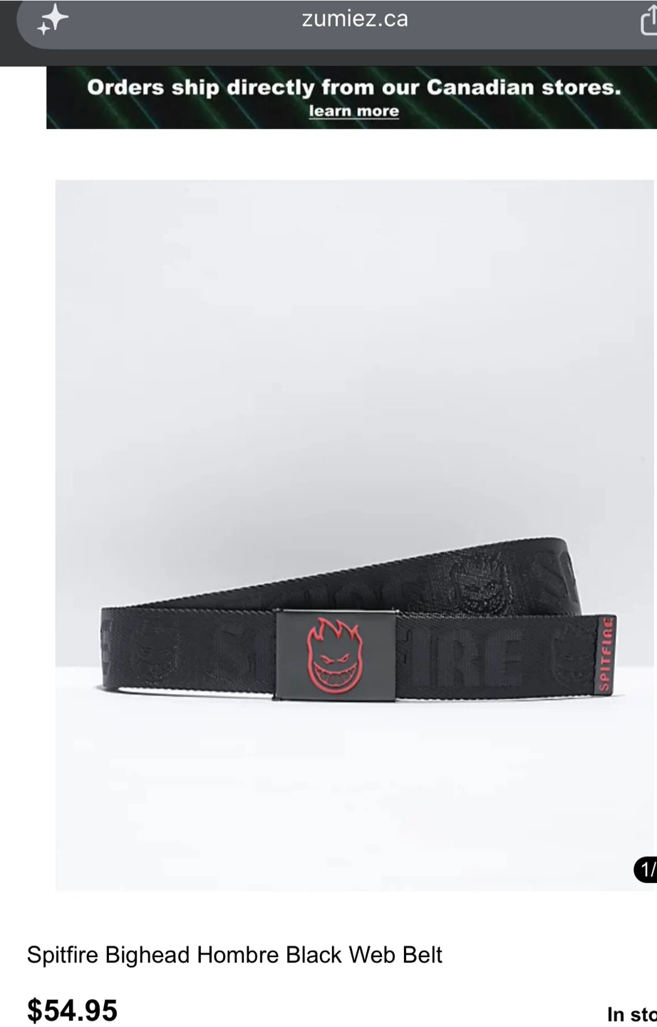 Spitfire Belt - photo 3
