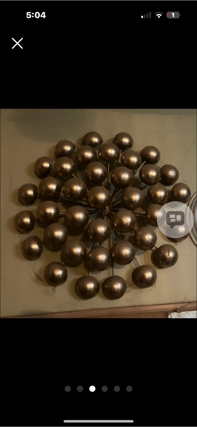 Sunburst Wall Decor - Bronze