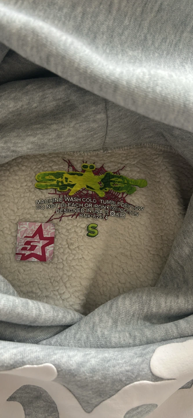 SP5DER Grey Hoodie - photo 2