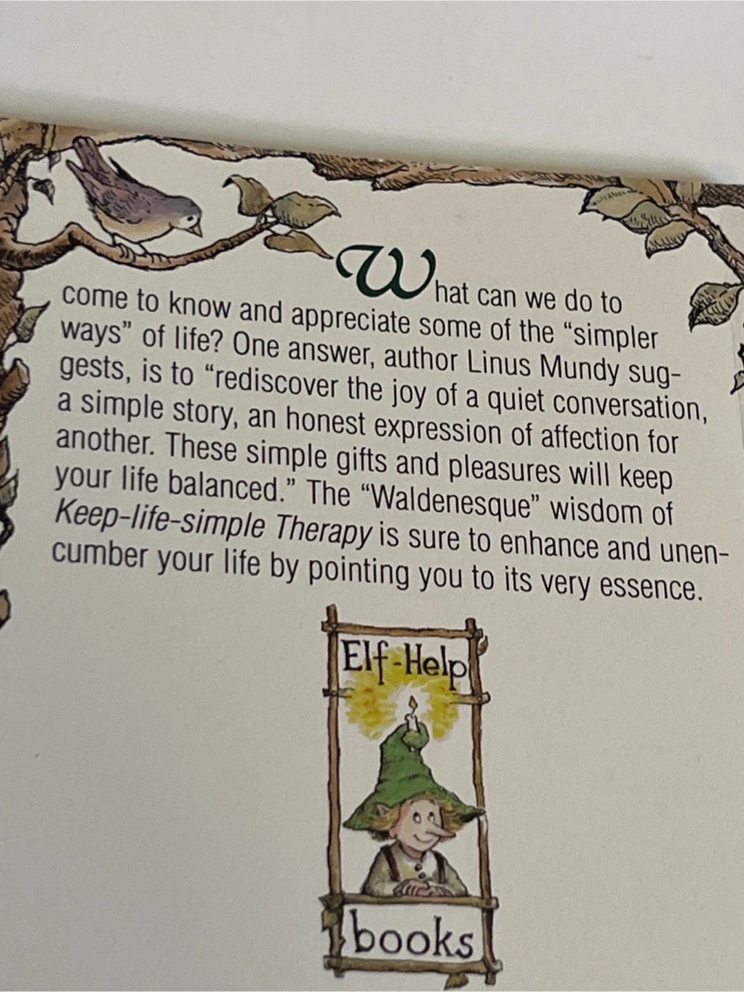 Keep-life-simple Therapy by Linus Mundy - photo 4