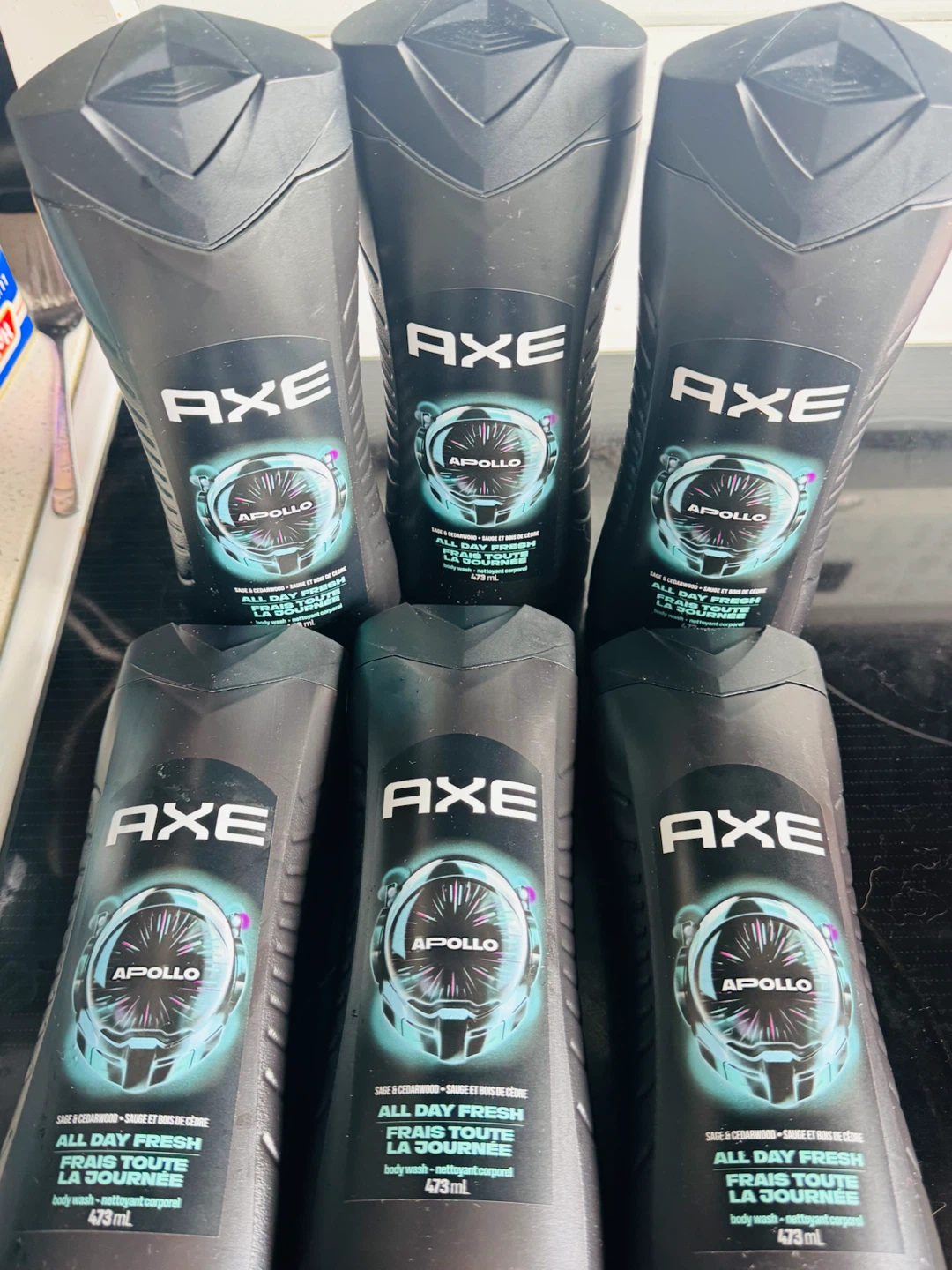 6 AXE Apollo Body Wash 473ml