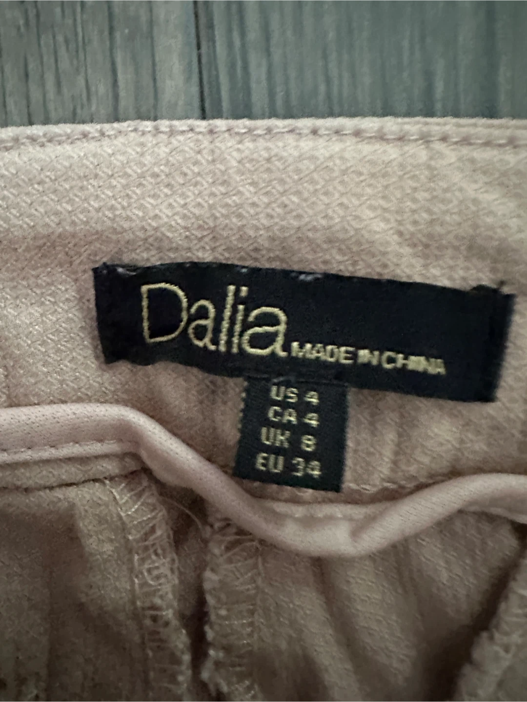 Dalia Pale Pink  Trousers Size 4 - photo 2