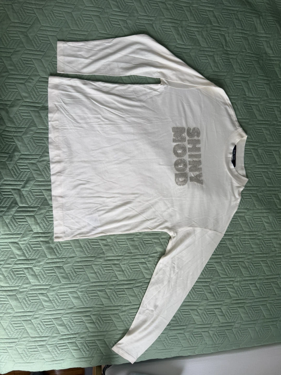 Marc Aurel White Long Sleeve Top