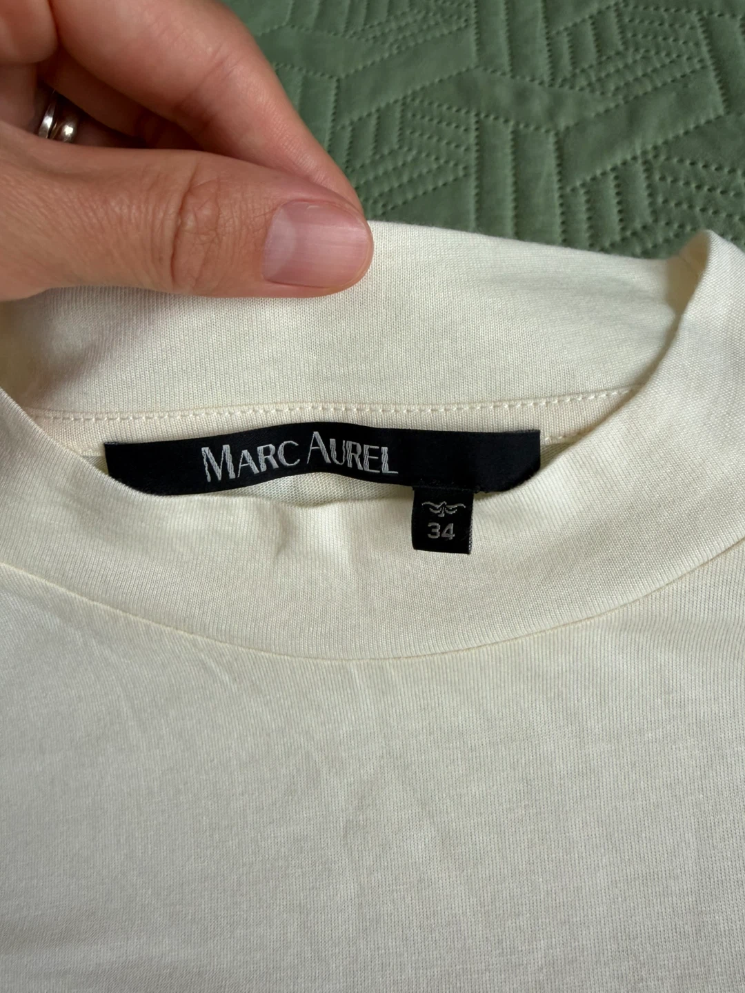 Marc Aurel White Long Sleeve Top - photo 2
