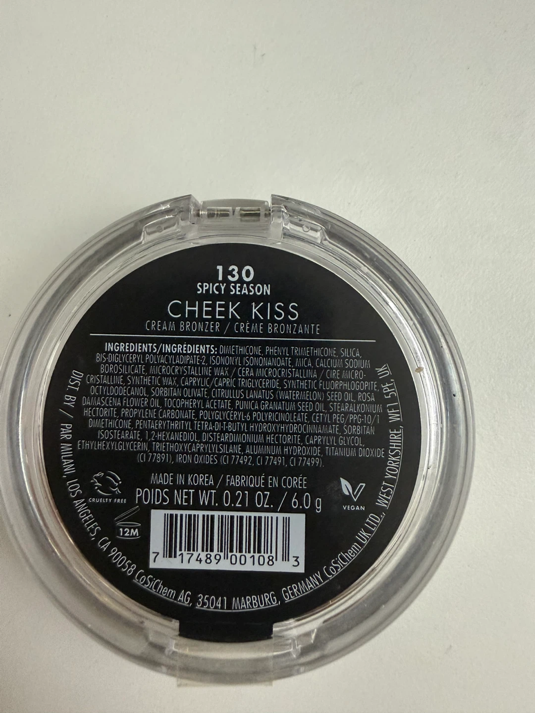 Milani Cheek Kiss Cream Bronzer 130 Spicy Season - photo 2