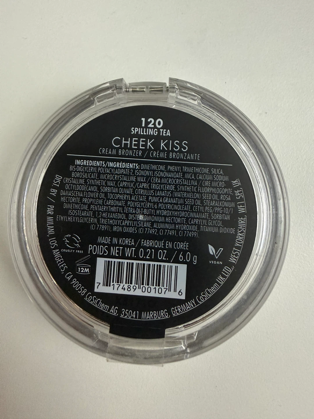 Milani Cheek Kiss Cream Bronzer - 120 Spilling Tea - photo 2