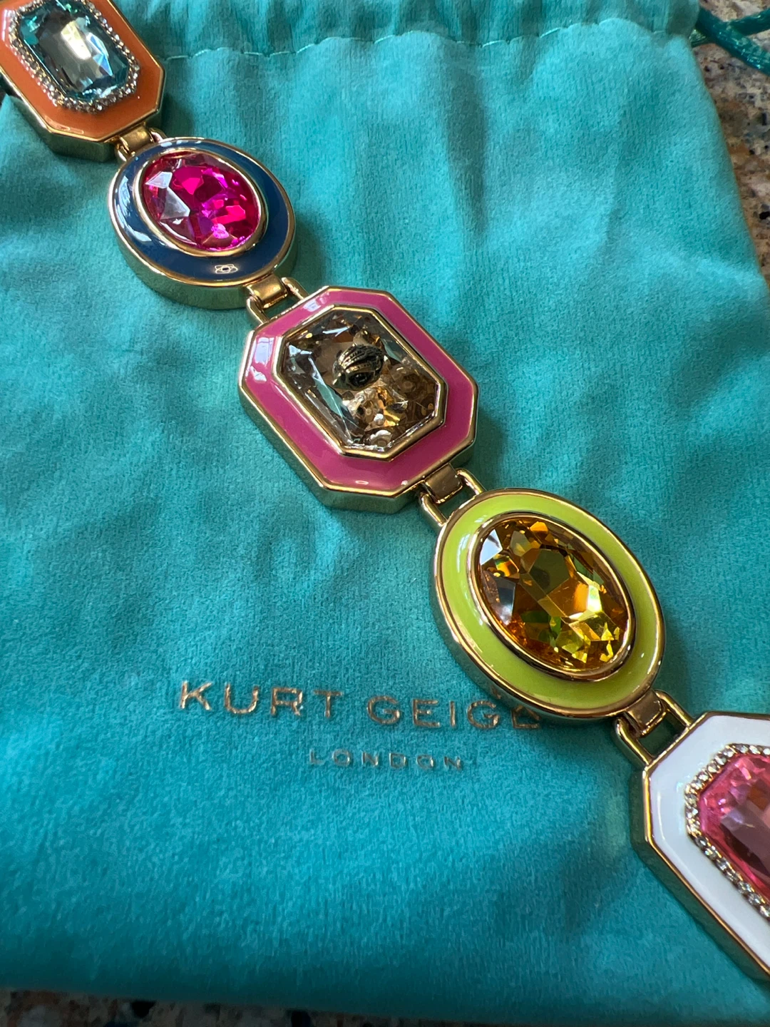Kurt Geiger London Multi-Color Crystal Bracelet - photo 2
