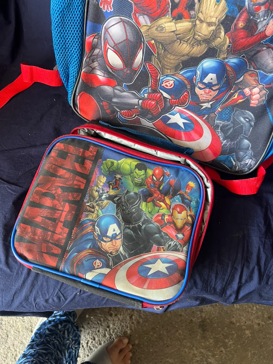Marvel Superhero Backpack and Lunch Bag Set - photo 3