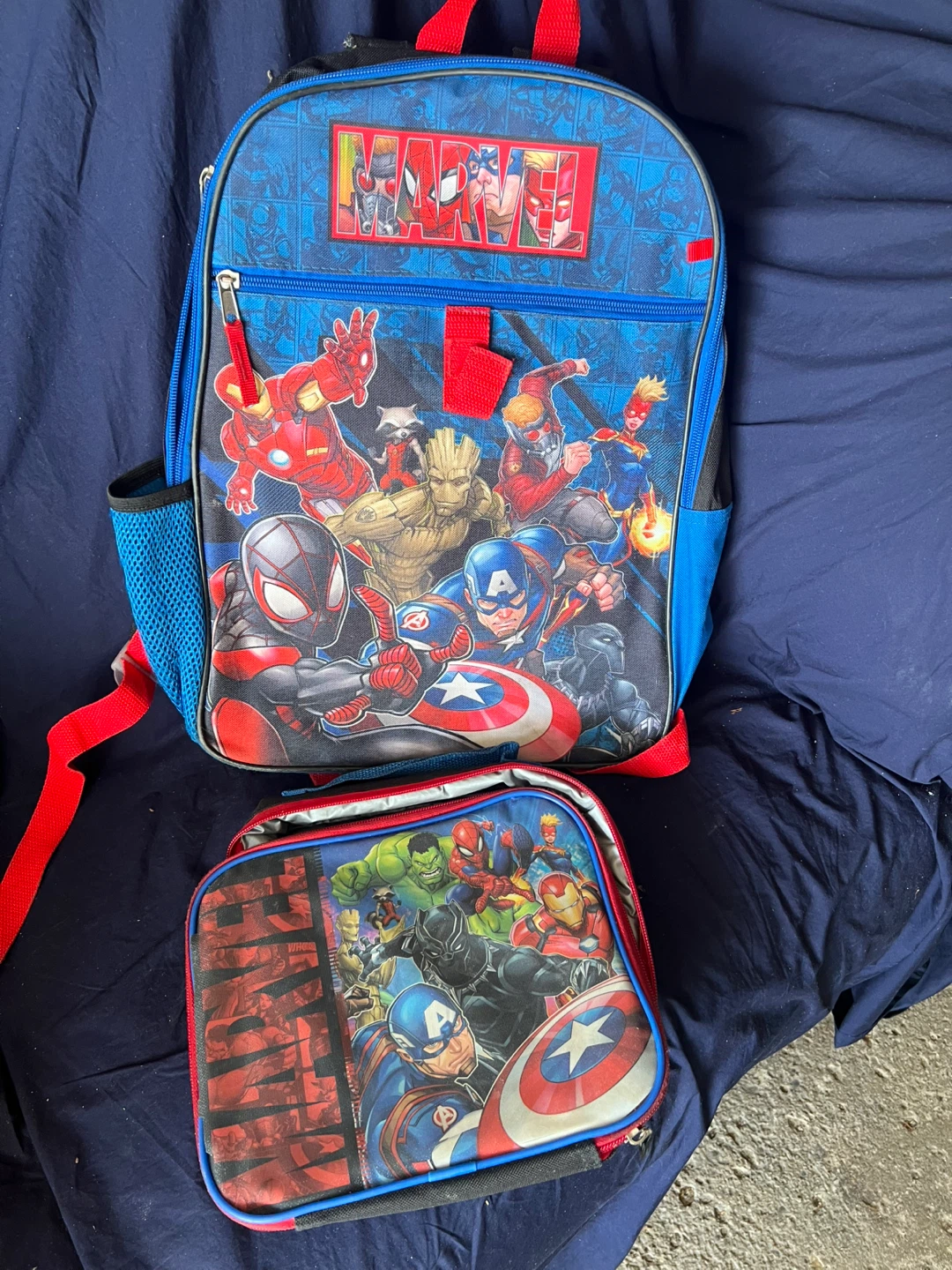 Marvel Superhero Backpack and Lunch Bag Set - photo 5