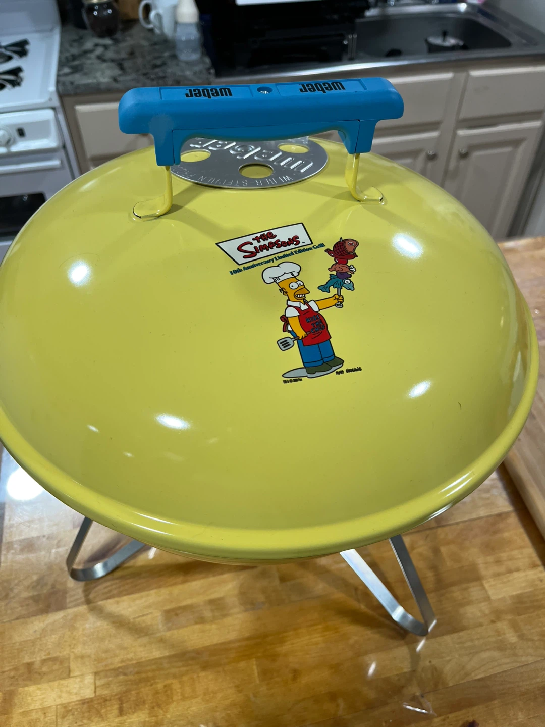 Weber The Simpsons 10th Anniversary Limited Edition Grill
