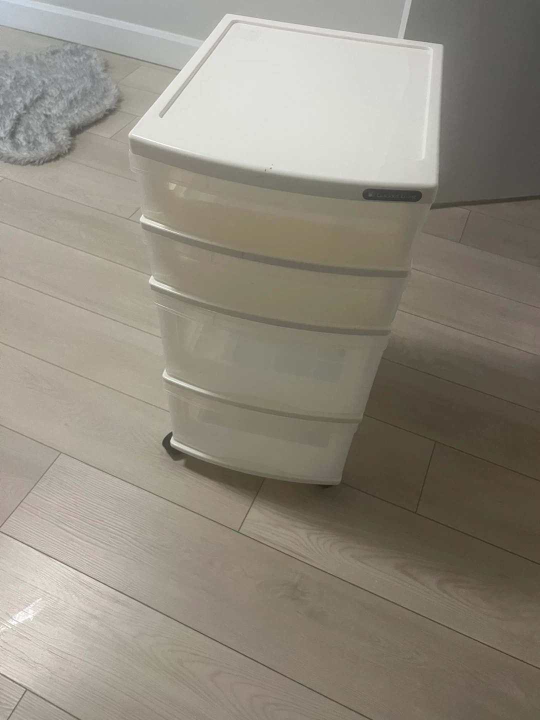 Gracious Living 4-Drawer Plastic Storage Tower
