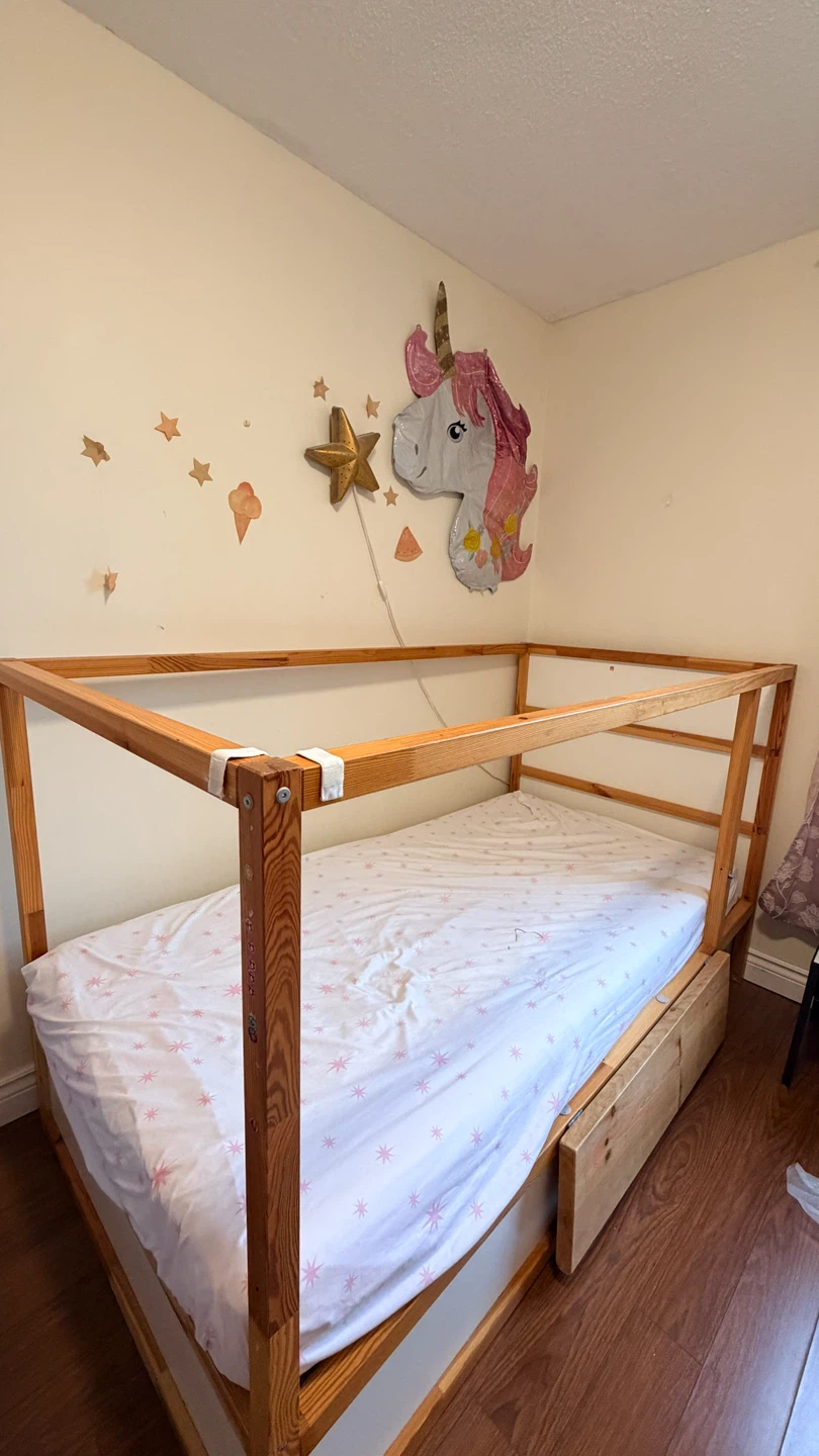 IKEA KURA reversible bed frame with canopy - photo 2