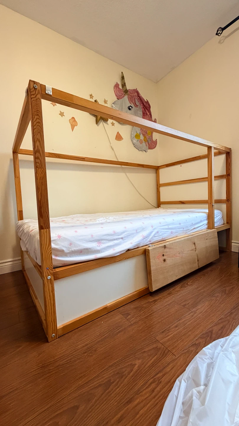 IKEA KURA reversible bed frame with canopy - photo 4