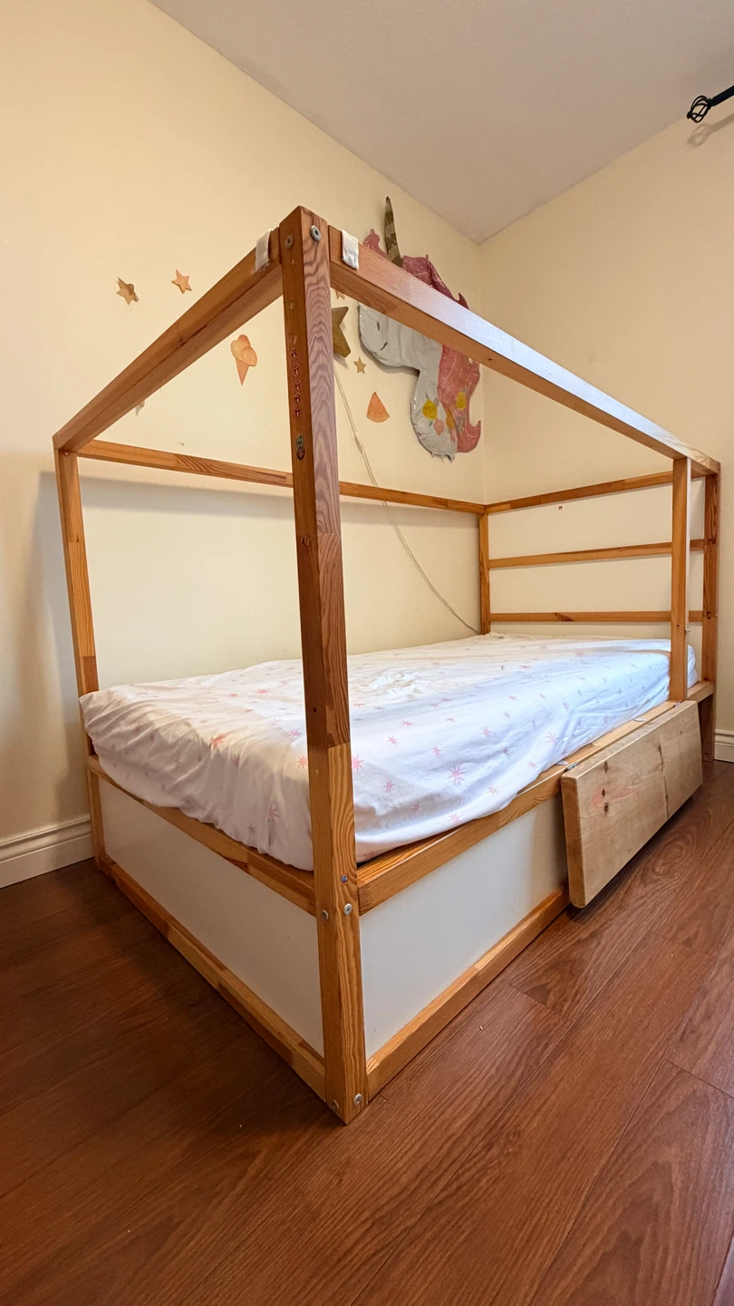 IKEA KURA reversible bed frame with canopy - photo 5