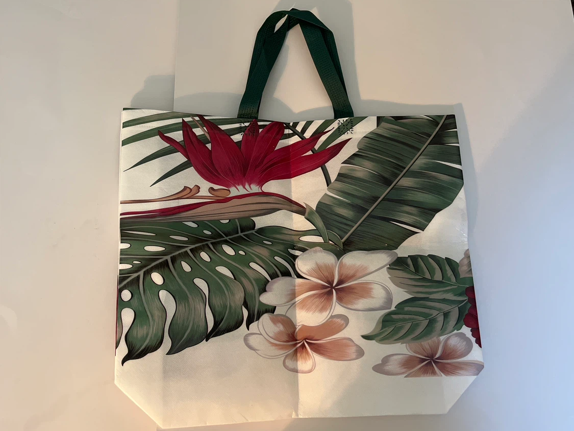 Tropical Print Reusable Tote Bag - photo 2