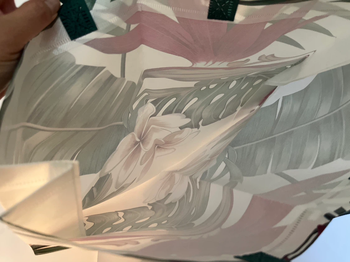 Tropical Print Reusable Tote Bag - photo 3