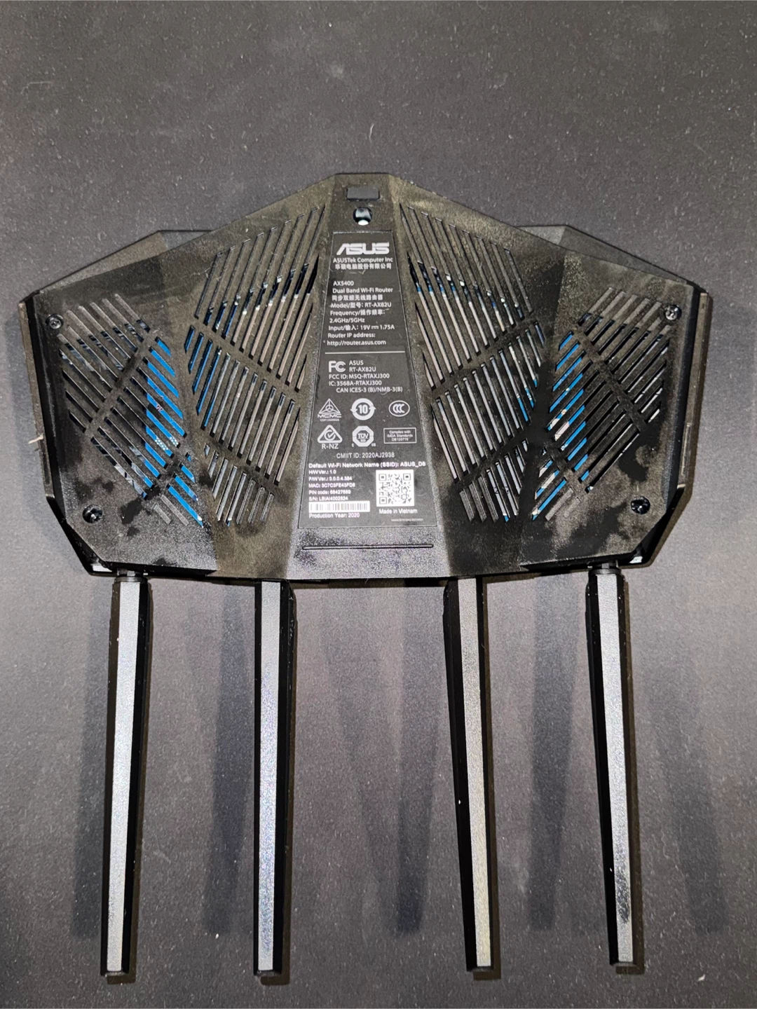 ASUS AX5400 Dual Band Wi-Fi Router (RT-AX82U) - photo 2