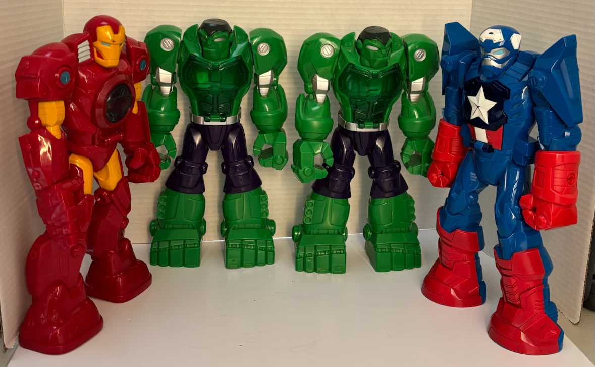 Marvel Superhero Action Figures Set of 4